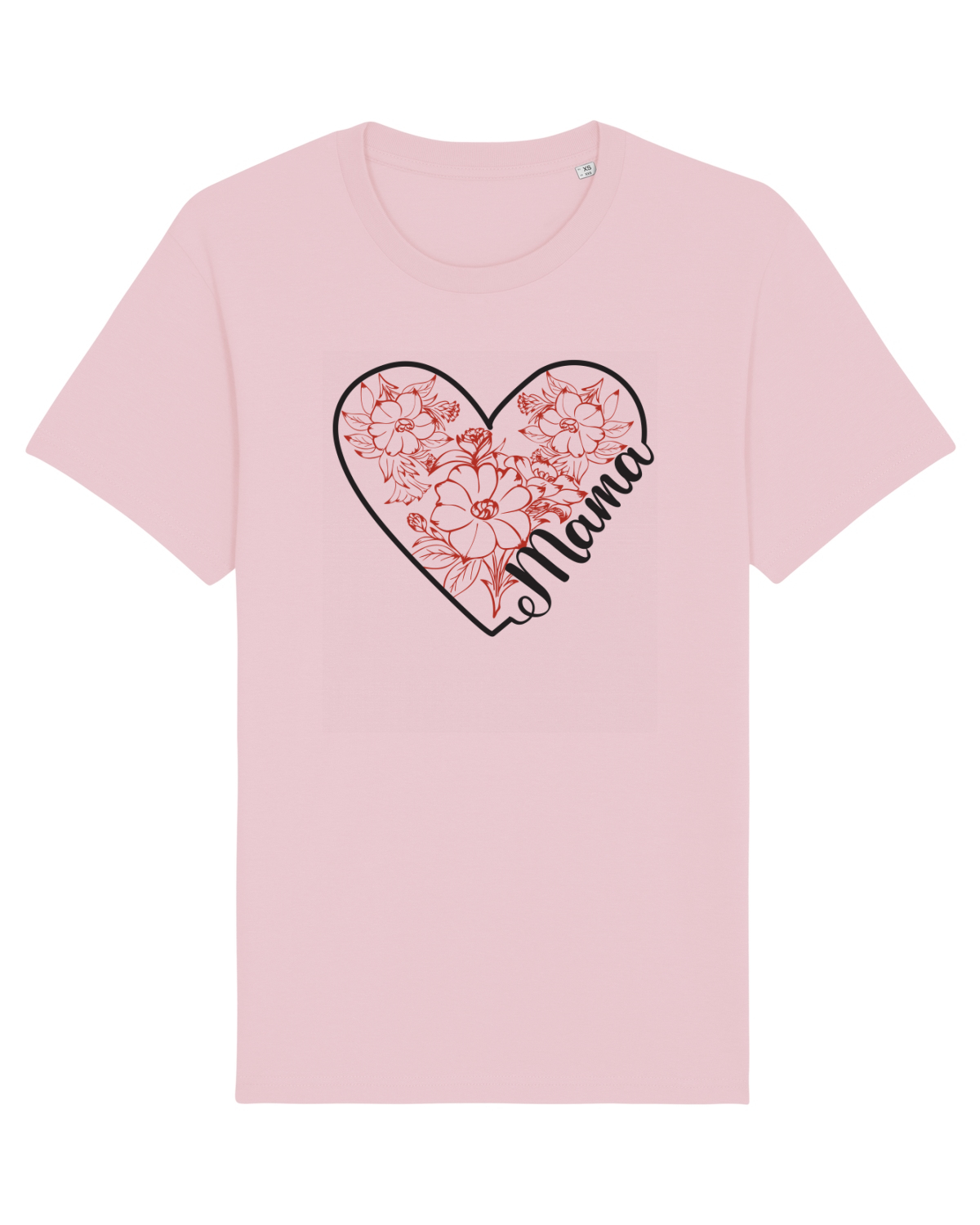 Tricou mânecă scurtă Unisex Rocker Cotton Pink