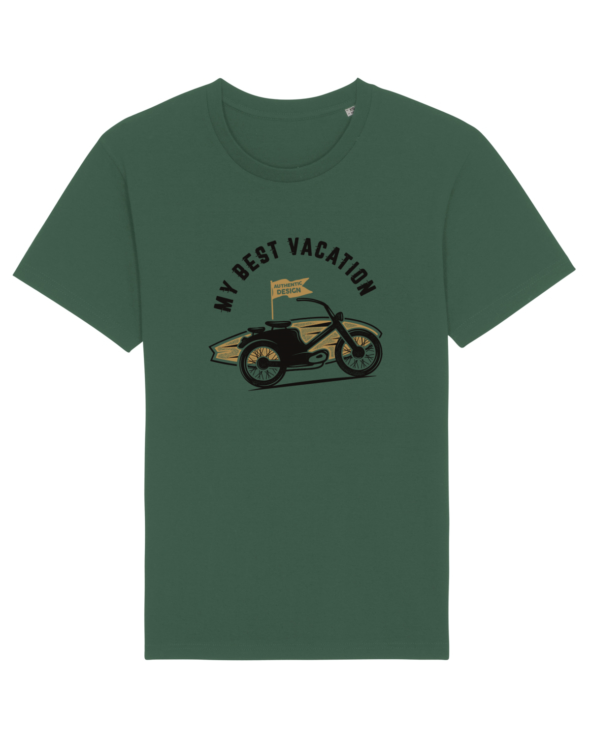 Tricou mânecă scurtă Unisex Rocker Bottle Green
