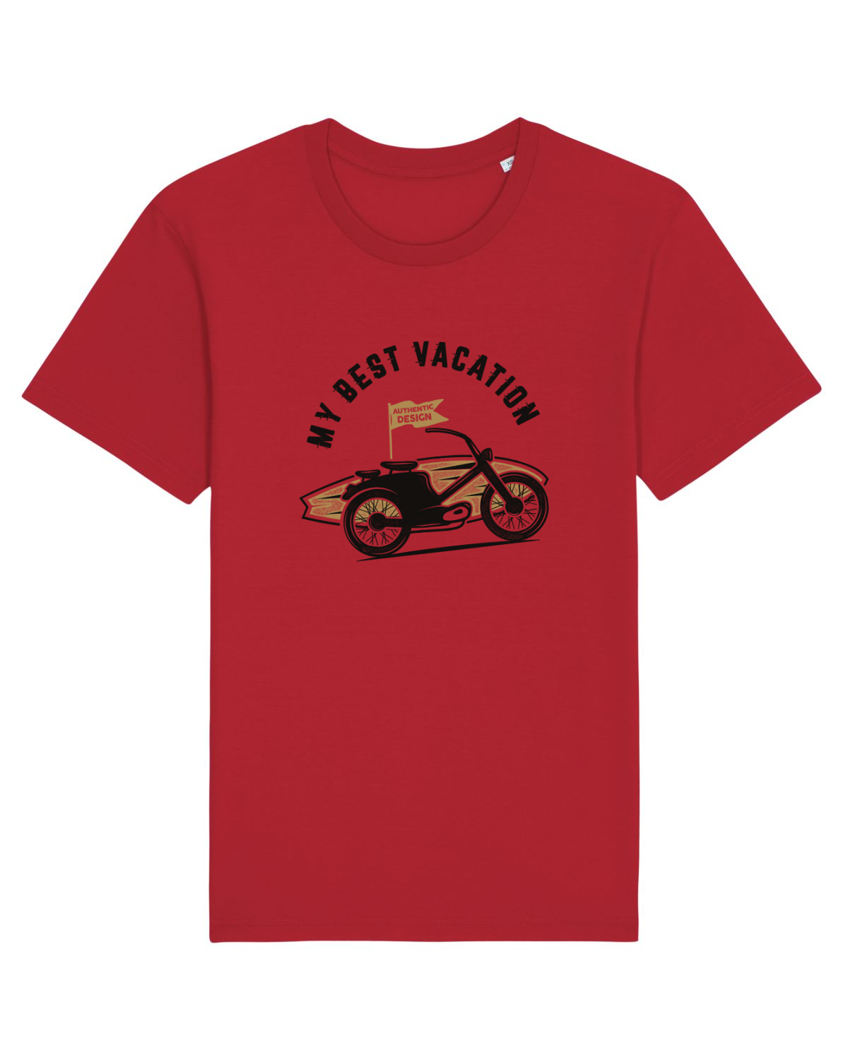 Tricou mânecă scurtă Unisex Rocker Red