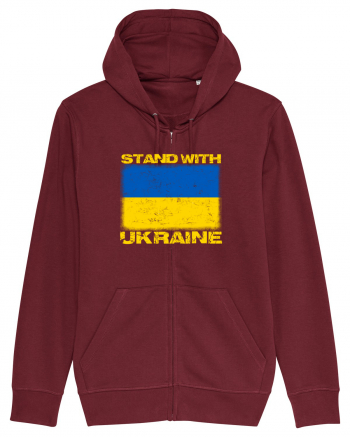 Stand with UKRAINE Burgundy