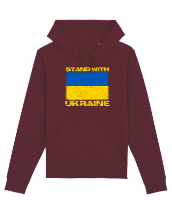 Stand with UKRAINE Burgundy