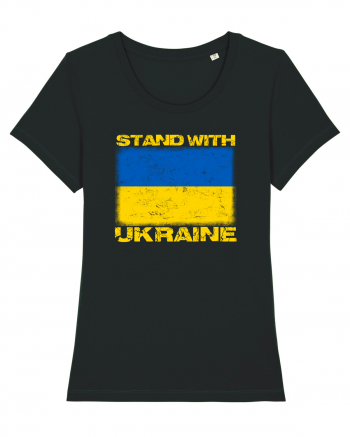 Stand with UKRAINE Black