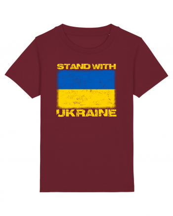 Stand with UKRAINE Burgundy