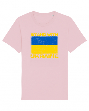 Stand with UKRAINE Cotton Pink