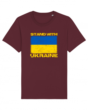 Stand with UKRAINE Burgundy