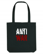 Anti War (alb-roșu) Sacoșă textilă