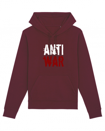 Anti War (alb-roșu) Burgundy