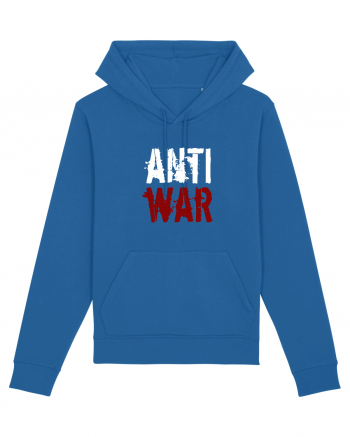 Anti War (alb-roșu) Royal Blue