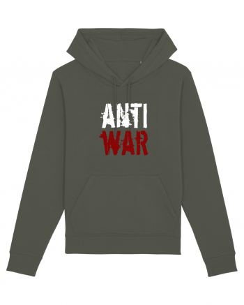 Anti War (alb-roșu) Khaki