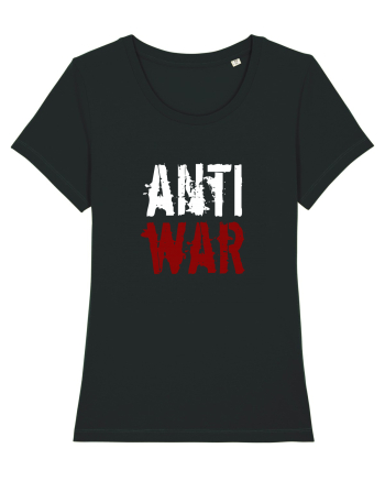 Anti War (alb-roșu) Black