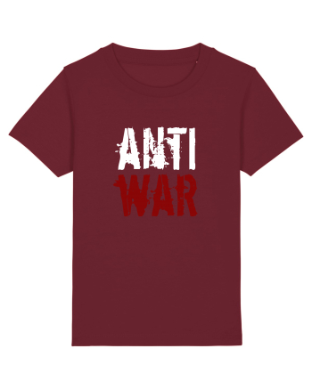 Anti War (alb-roșu) Burgundy