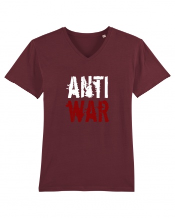 Anti War (alb-roșu) Burgundy
