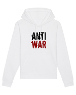 Anti War (negru-roșu) Hanorac Unisex Drummer
