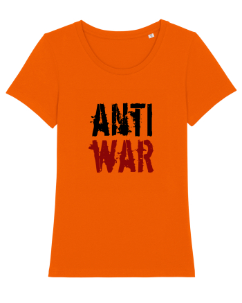 Anti War (negru-roșu) Bright Orange