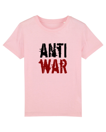 Anti War (negru-roșu) Cotton Pink