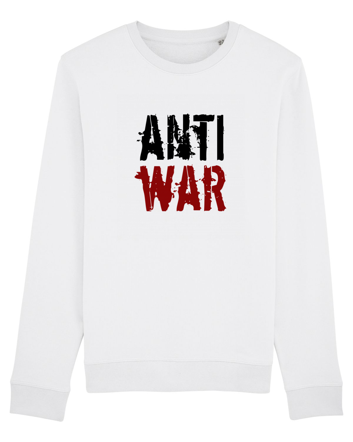 Bluză mânecă lungă Unisex Rise White