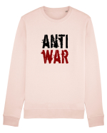 Anti War (negru-roșu) Bluză mânecă lungă Unisex Rise