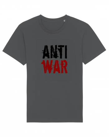 Anti War (negru-roșu) Tricou mânecă scurtă Unisex Rocker