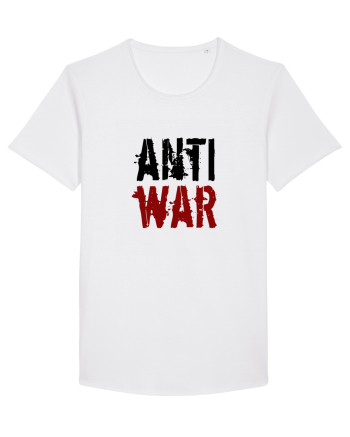 Anti War (negru-roșu) White