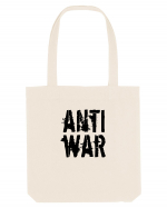 Anti War (negru) Sacoșă textilă