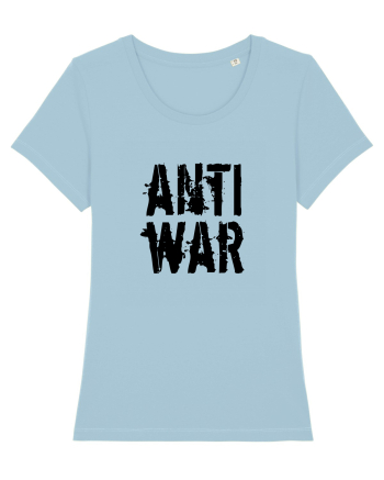 Anti War (negru) Sky Blue