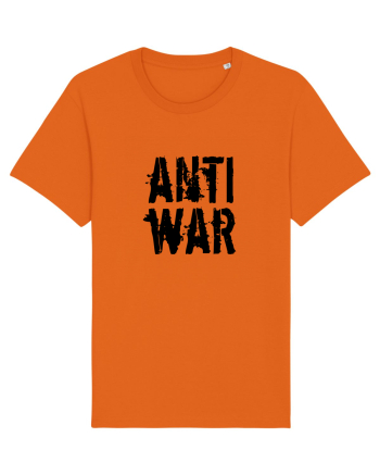 Anti War (negru) Bright Orange