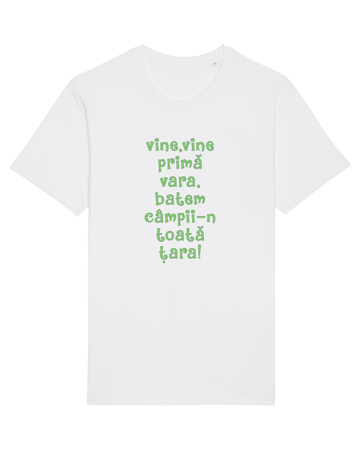 Tricou mânecă scurtă Unisex Rocker White