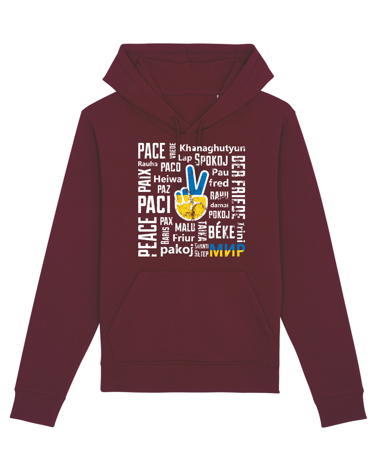 Hanorac Unisex Drummer Burgundy