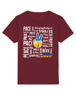 Să fie PACE în lume! Tricou mânecă scurtă  Copii Mini Creator