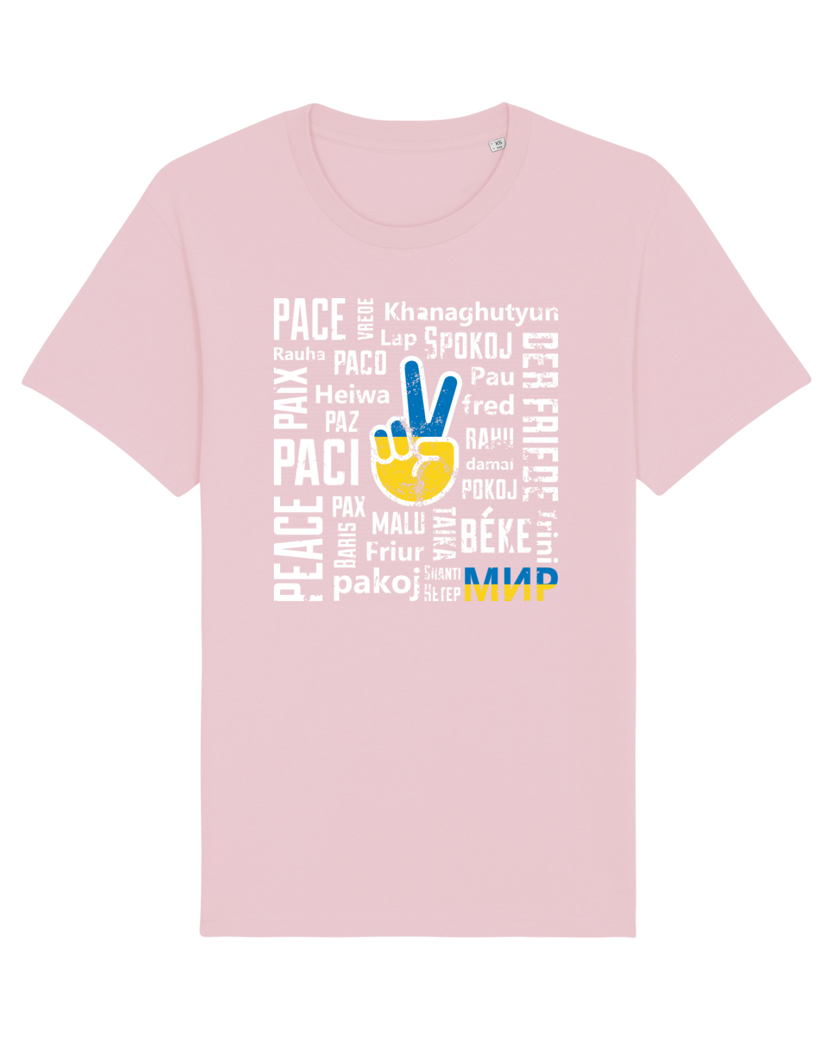 Tricou mânecă scurtă Unisex Rocker Cotton Pink