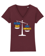 Viețile omenești contează mai mult Tricou mânecă scurtă guler V Damă Evoker
