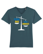 Viețile omenești contează mai mult Tricou mânecă scurtă guler V Bărbat Presenter
