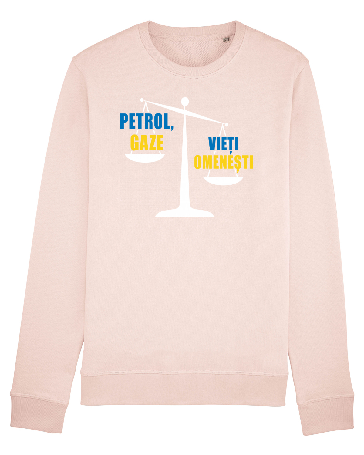 Bluză mânecă lungă Unisex Rise Candy Pink