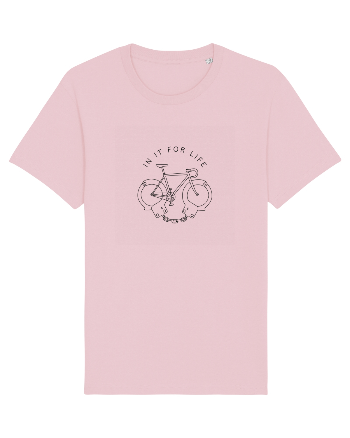 Tricou mânecă scurtă Unisex Rocker Cotton Pink