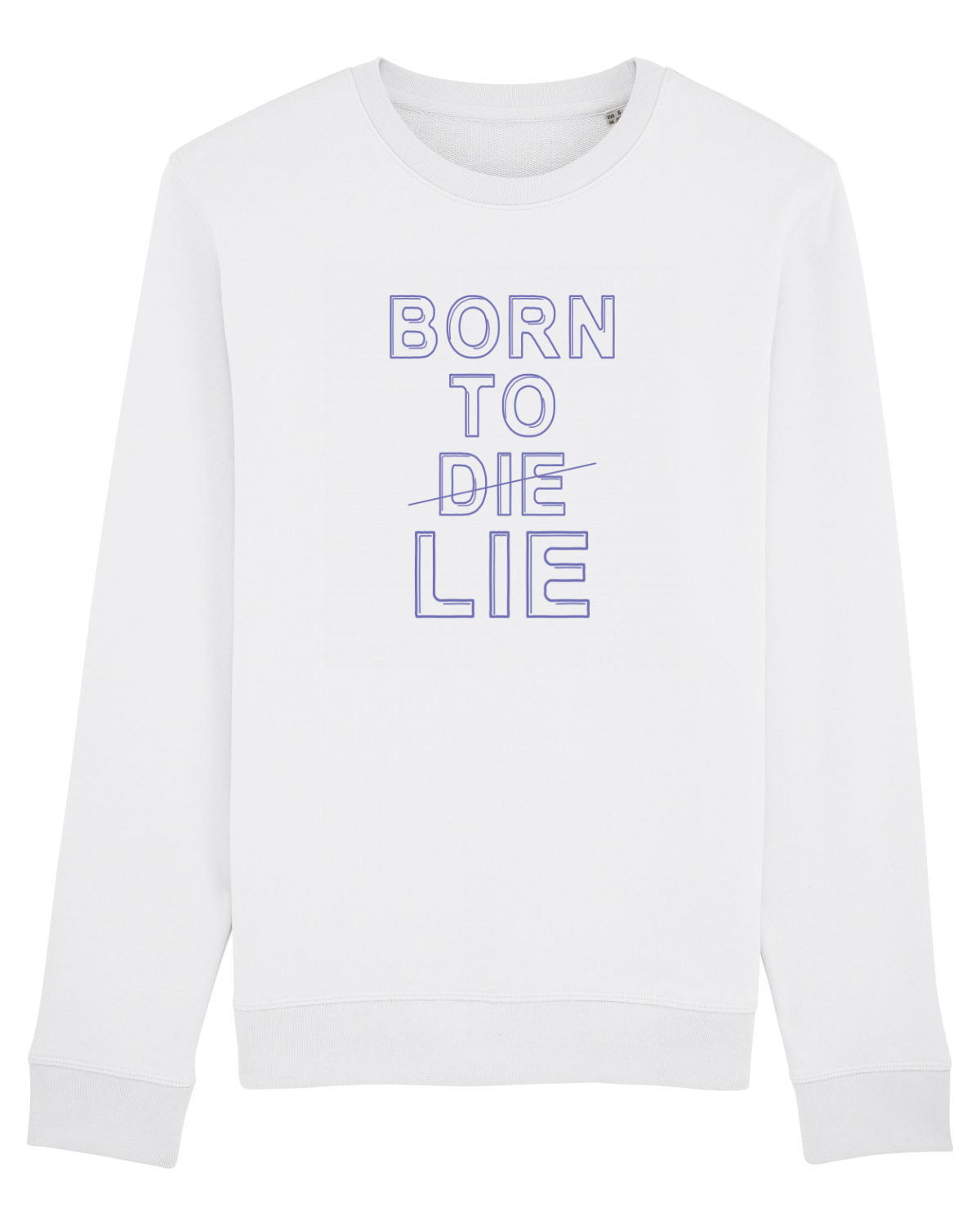 Bluză mânecă lungă Unisex Rise White