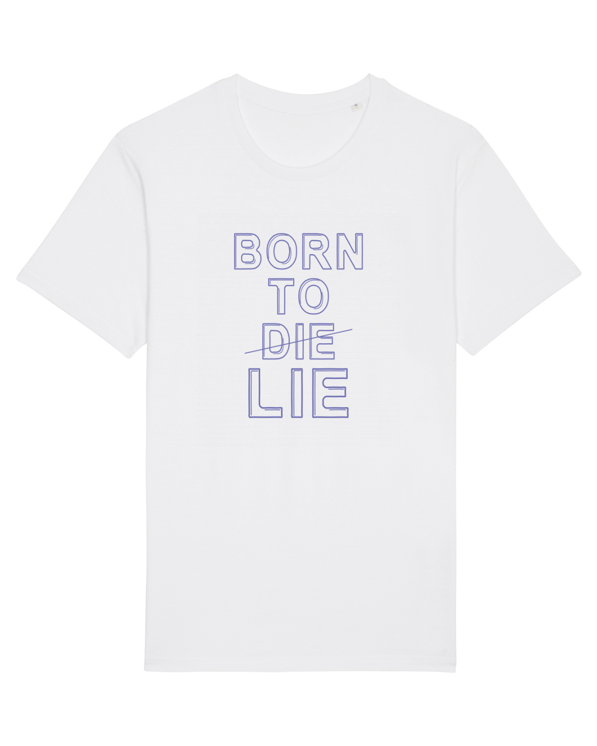 Tricou mânecă scurtă Unisex Rocker White