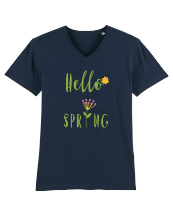 Hello Spring French Navy
