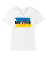 ANTIVIRUȘI Tricou mânecă scurtă guler V Bărbat Presenter