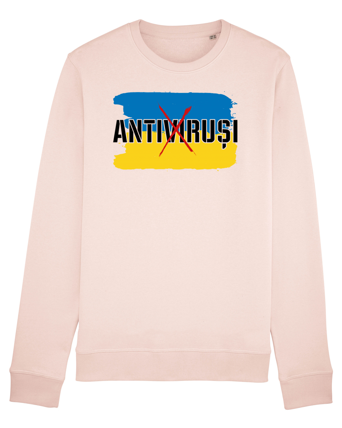 Bluză mânecă lungă Unisex Rise Candy Pink
