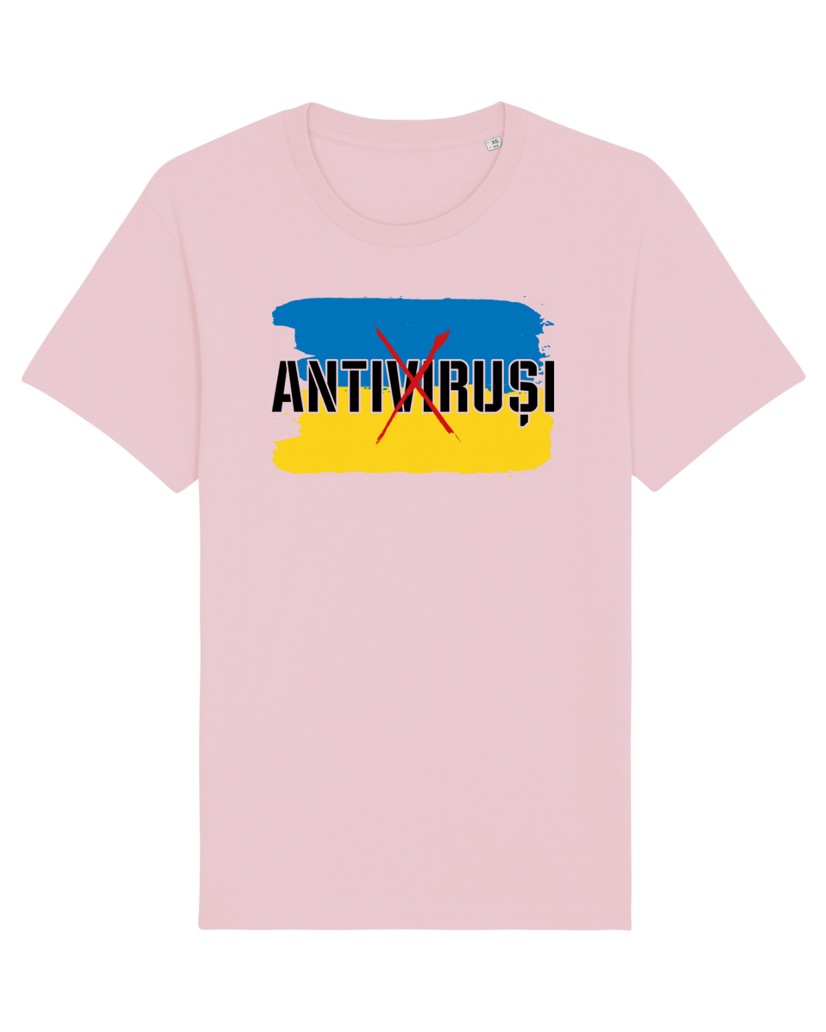 Tricou mânecă scurtă Unisex Rocker Cotton Pink