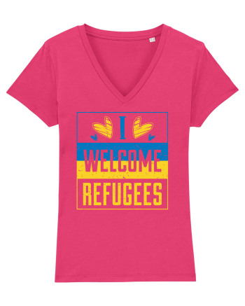 I welcome refugees Raspberry