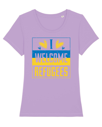 I welcome refugees Lavender Dawn