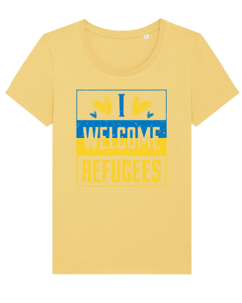 I welcome refugees Jojoba