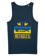 I welcome refugees Maiou Bărbat Runs