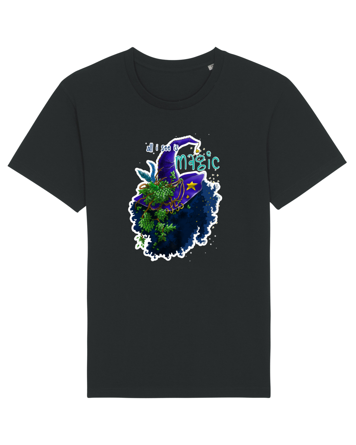 Tricou mânecă scurtă Unisex Rocker Black