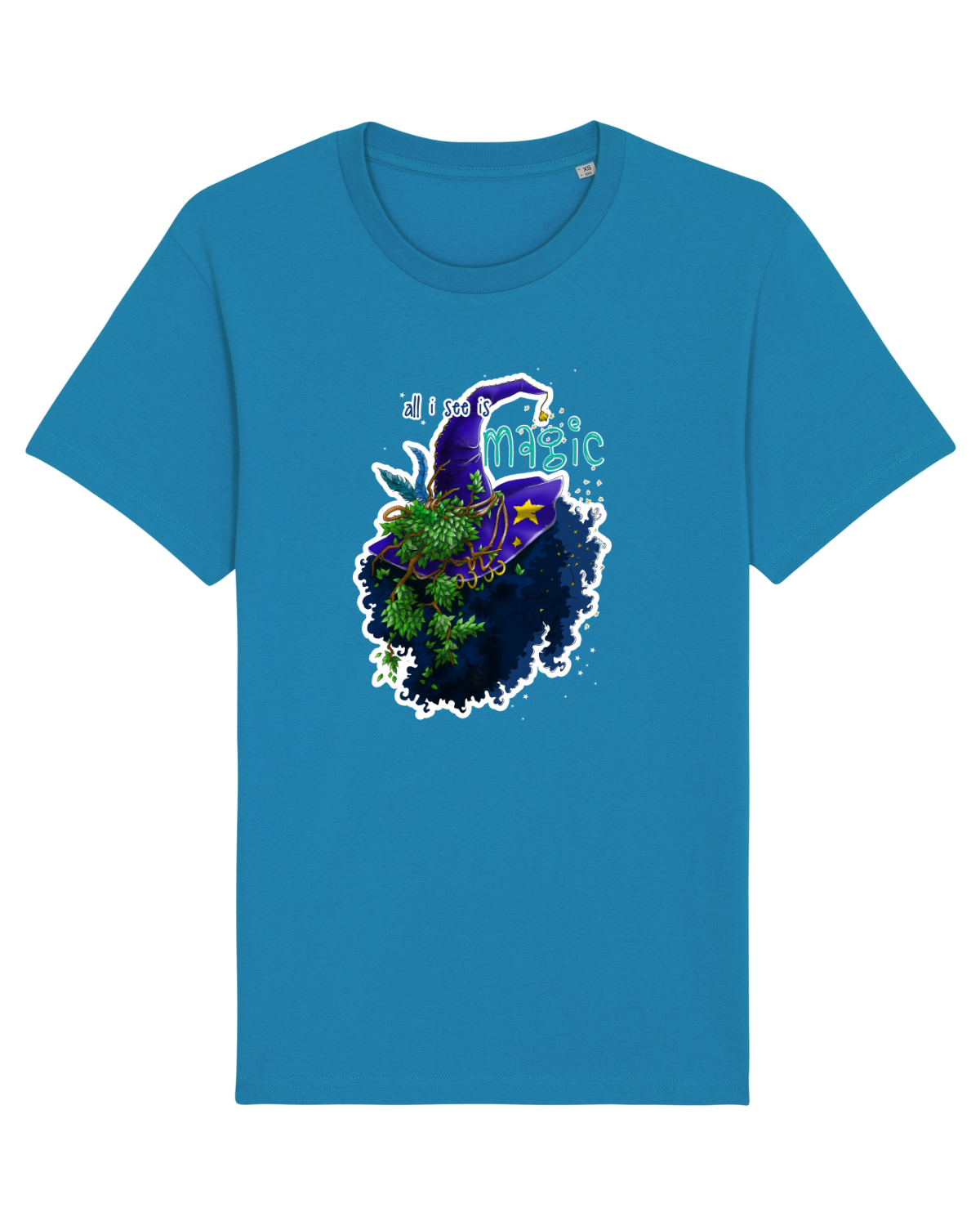 Tricou mânecă scurtă Unisex Rocker Azur