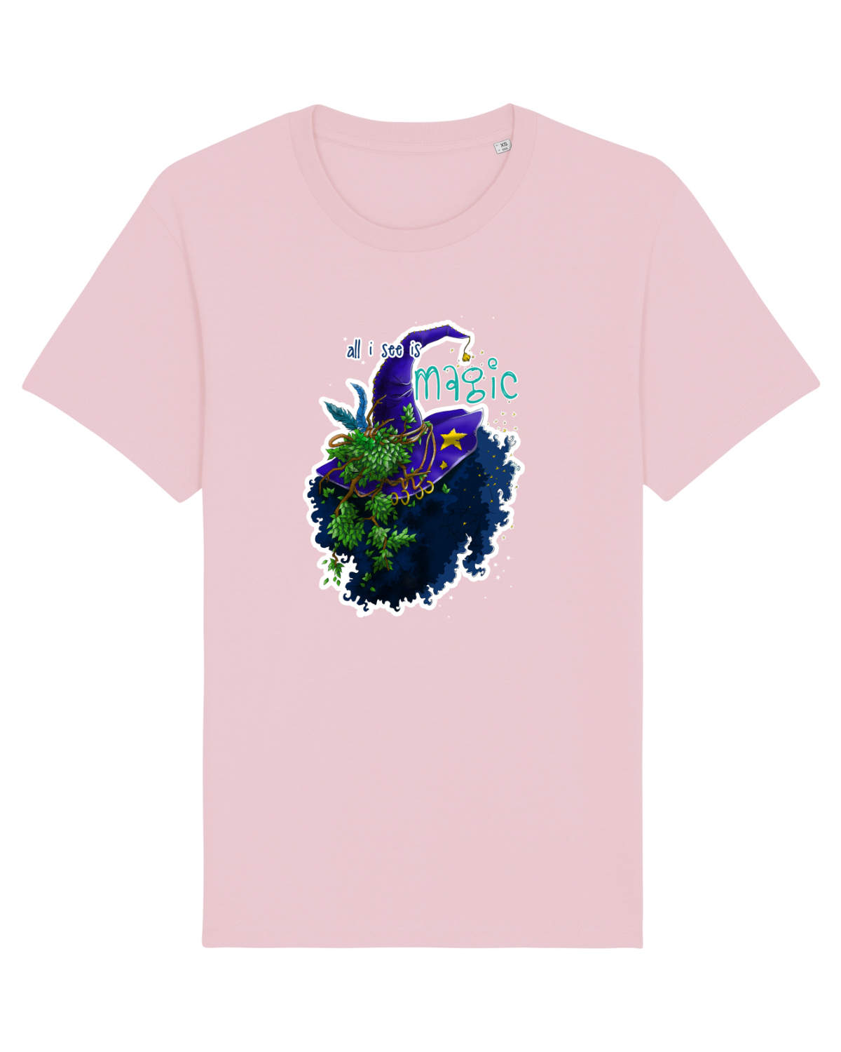 Tricou mânecă scurtă Unisex Rocker Cotton Pink