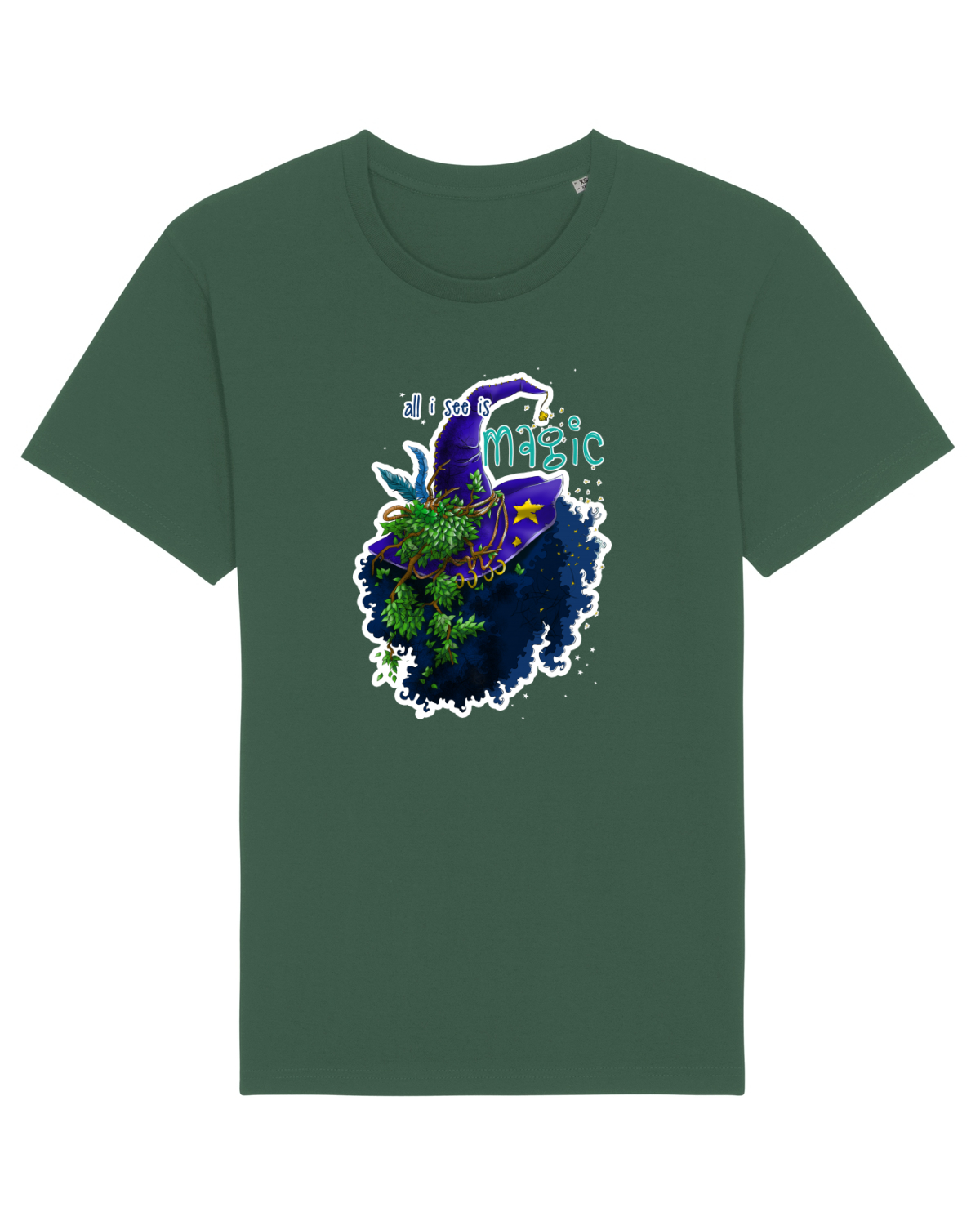 Tricou mânecă scurtă Unisex Rocker Bottle Green