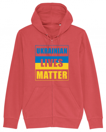 Ukrainian lives matter Carmine Red