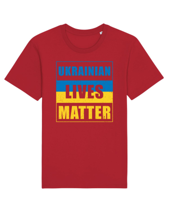 Ukrainian lives matter Red